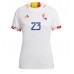 Belgicko Michy Batshuayi #23 Vonkajší Ženy futbalový dres MS 2022 Krátky Rukáv